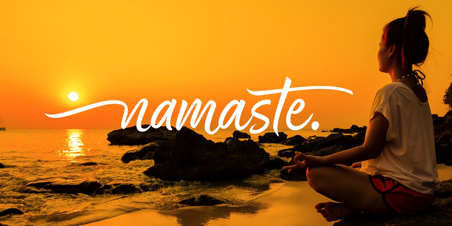 Beispiel einer Good Karma Smooth Regular-Schriftart